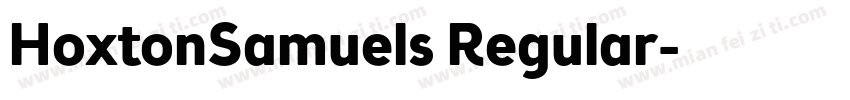 HoxtonSamuels Regular字体转换
